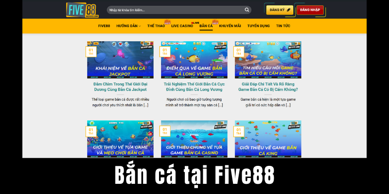game bắn cá FIVE88 | mini game FIVE88